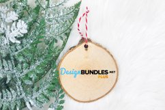 Christmas Wood Ornament Mockup | JPG and PSD smart object Product Image 1