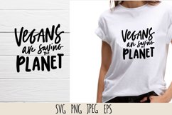 Vegan SVG cut files| Saving the planet Product Image 1