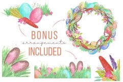 Easter Watercolor Clip Art Set Spring Solstice Product Image 3