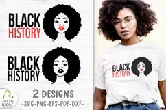Black history month svg Black woman svg African american svg Product Image 1