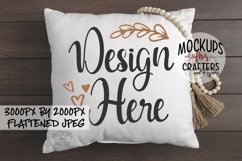 PILLOW, CUSHION, square, white, MOCK-UP Product Image 1