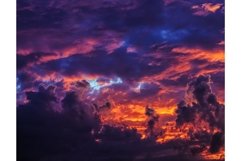 beautiful red bright clouds Product Image 1