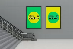 Subway Two Signage Mockup Product Image 1