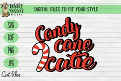 Candy Cane Cutie Layered - Christmas, Xmas - SVG Cut File Product Image 1
