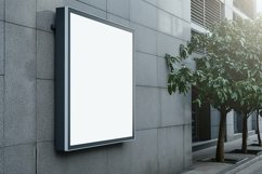 Sign Board Mockup on Building Wall Product Image 2