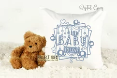 A new baby to love paper cut SVG / DXF / EPS files Product Image 5