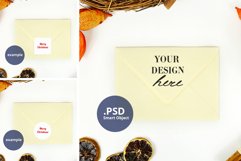 Envelope Sticker Mockup PSD, Envelope Full Wrap Mockup JPG Product Image 1