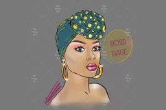 African Boss Babe Sublimation | Boss Girl PNG Product Image 6