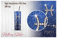 Pisces. Zodiac Sign with Constellation 20oz SKINNY TUMBLER Product Image 2