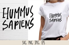 Vegan SVG cut files| Hummus sapiens Product Image 1