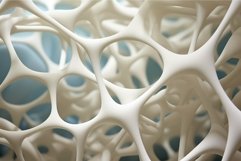 Flexible Cellular membrane structure closeup. Generate Ai Product Image 1