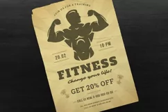 Fitness & Gym Sports Flyer Template Product Image 4