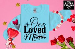 One Loved Mama Svg Cut Files Creative Art Product Image 1
