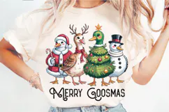 Funny Christmas Merry Goosmas PNG Designs Product Image 5