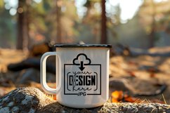 Camping White Enamel Mug Mockups Product Image 1