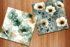 Botanical Greenery Seamless Patterns, Eucalyptus Backgrounds Product Image 6