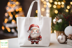 Watercolor Cute Kawaii Christmas Clipart, Holidays Graphics Product Image 6