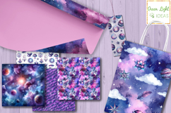 Galaxy Cosmic Mystical Digital Papers, Celestial Backgrounds Product Image 6