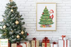 Christmas Funny Santa Clipart, Holidays Santa Illustrations Product Image 6