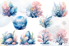Cute Sea Animals Clipart, Ocean Creatures Graphics Product Image 6