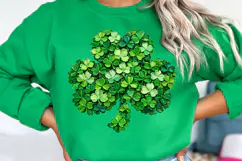 Shamrock png | Faux Painted St Patricks Day Clover Product Image 3