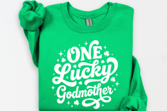 One Lucky Godmother svg | St Patricks Day svg Product Image 3