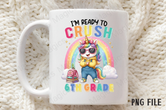 6TH Back to School Unicorn Sublimation Product Image 3