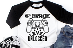 6th Grade Unlocked Level Up SVG - Back To School Gamer PNG Product Image 4