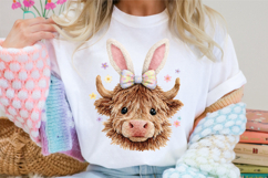 Easter Highland Cow png Product Image 7