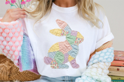 Patchwork Easter Bunny png Product Image 1