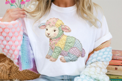 Patchwork Easter Lamb png Product Image 7