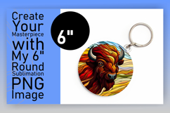 Bright Round Design Sublimation Template , Animals Product Image 1