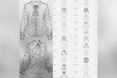 100 Procreate Blouses Stamp Brushes Product Image 8