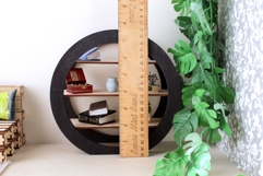 Miniature circular bookcase digital file, modern dollhouse Product Image 7