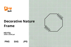 Decorative Nature Frame Product Image 1