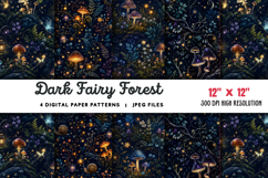 Dark Fairy Forest with Magic JPG Product Image 1