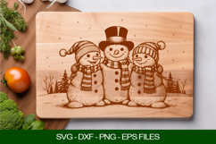 Christmas Snowman - Christmas Towel SVG Design Product Image 1