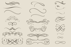 Hand drawn vintage ornaments set Product Image 5