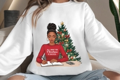 Christmas motivational women png design for T-shirts Product Image 4