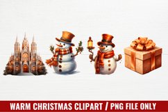 Warm Christmas Clipart Sublimation Product Image 1