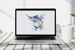 Marlin Watercolor Sublimation Bundle Png Transparen Product Image 7