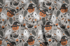 Seamless Halloween Digital Papers set, Cute Pattern Design Product Image 7