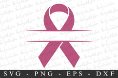 Pink Ribbon | Breast Cancer SVG | Pink Ribbon Product Image 1