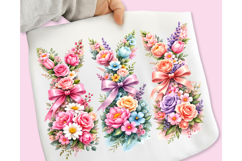 Brushstroke Easter Bunny PNG, Happy Easter PNG, Easter Bunny Product Image 9