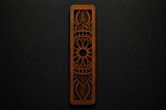Mandala Floral Wooden Bookmark for Book Lovers Product Image 1