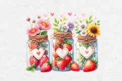 Summer Clipart, Bottles and Jars, PNG Product Image 2
