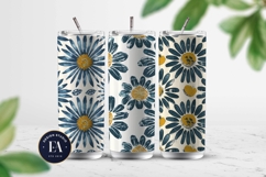 Daisy Floral Pattern | Block Print Daisy Texture Product Image 2
