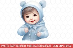 Pastel Baby Nursery Sublimation Clipart Bundle Product Image 8
