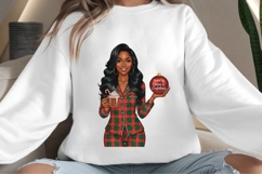Christmas motivational women png design for T-shirts Product Image 4