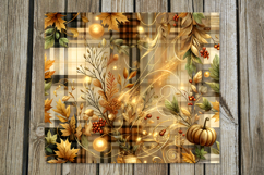 Abstract Autumn | fall Skinny Tumbler Sublimation design P2 Product Image 3